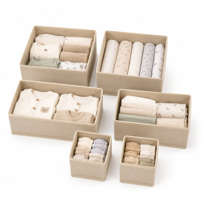 Baby Clothes Drawer Organizer Set