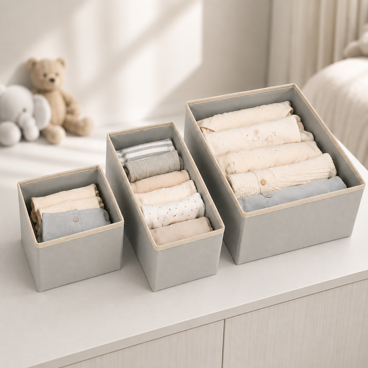 Baby Clothes Drawer Organizer Set