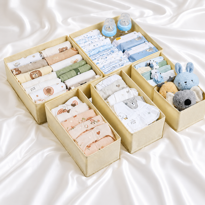 Baby Clothes Drawer Organizer Set