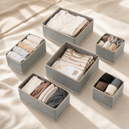 Baby Clothes Drawer Organizer Set